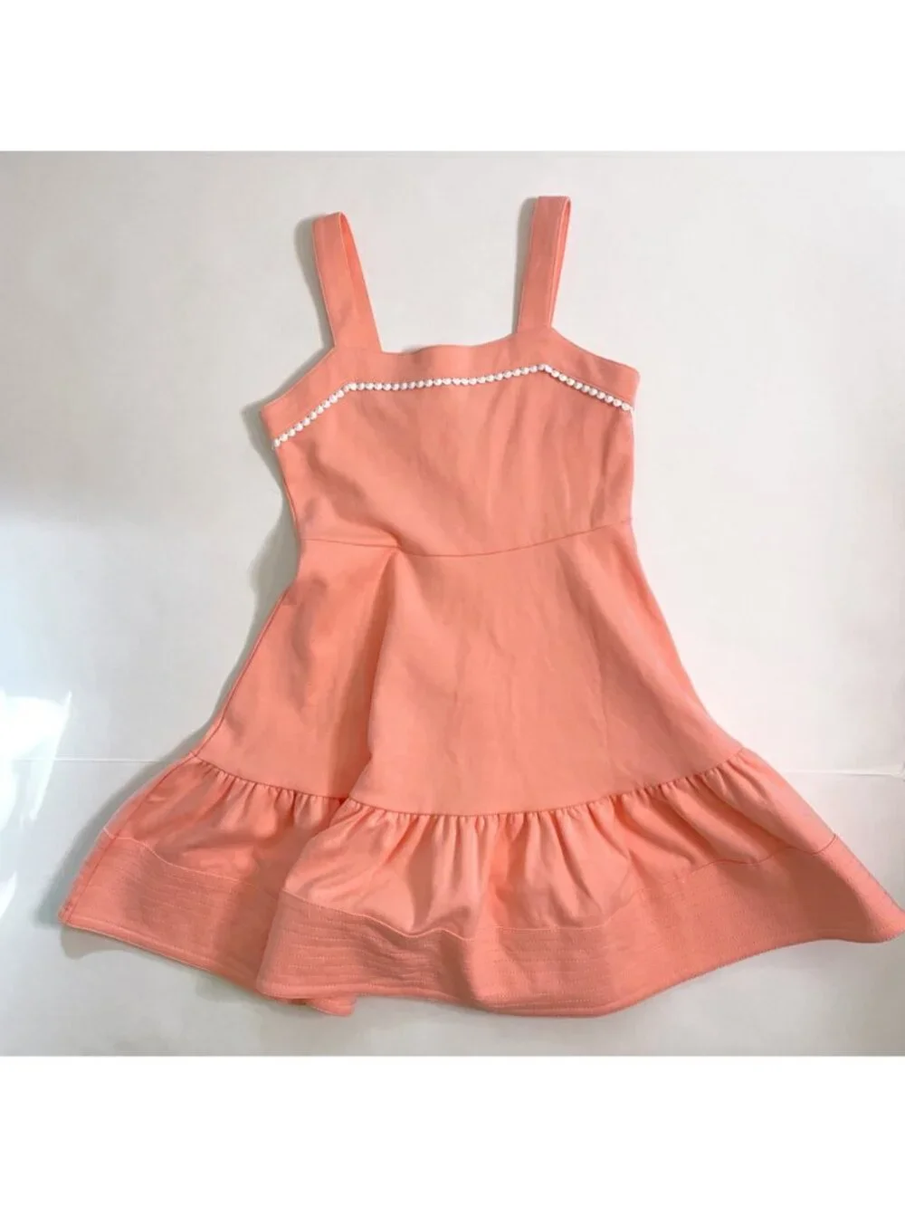 Janie and Jack Apricot Ponte Dress, Size 10